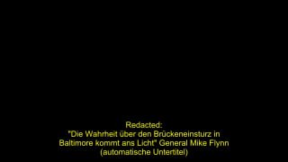 Redacted:"Die Wahrheit über den Brückeneinsturz in Baltimore kommt ans Licht" Ge...