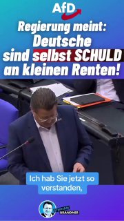 Bundesregierung: Wer zu wenig Rente erhält, ist selbst Schuld, weil er zu wenig ...