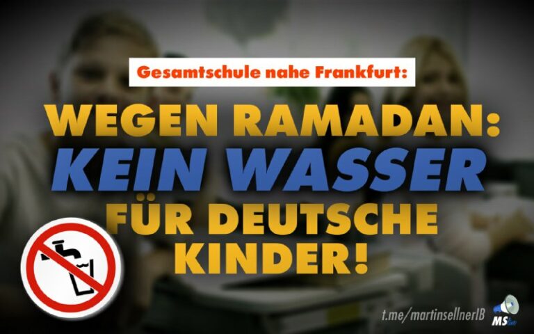 Wegen Ramadan: Kein Wasser im Unterricht Nach der Ramadan-Festbeleuchtung und de...