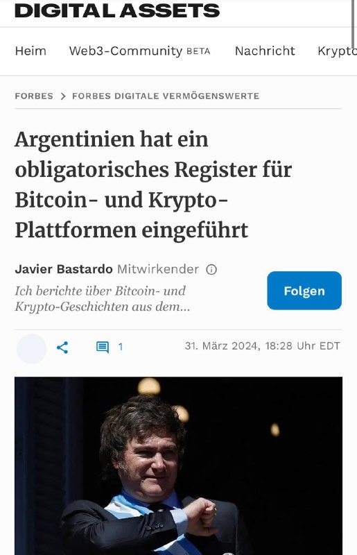 Javier Milei und die Freiheit:Da werden einige glühende Anhänger sehr enttäuscht...