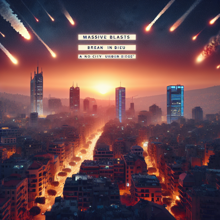 Massive blasts in Beirut after renewed Israeli air strikes[Read Full Article] #B...