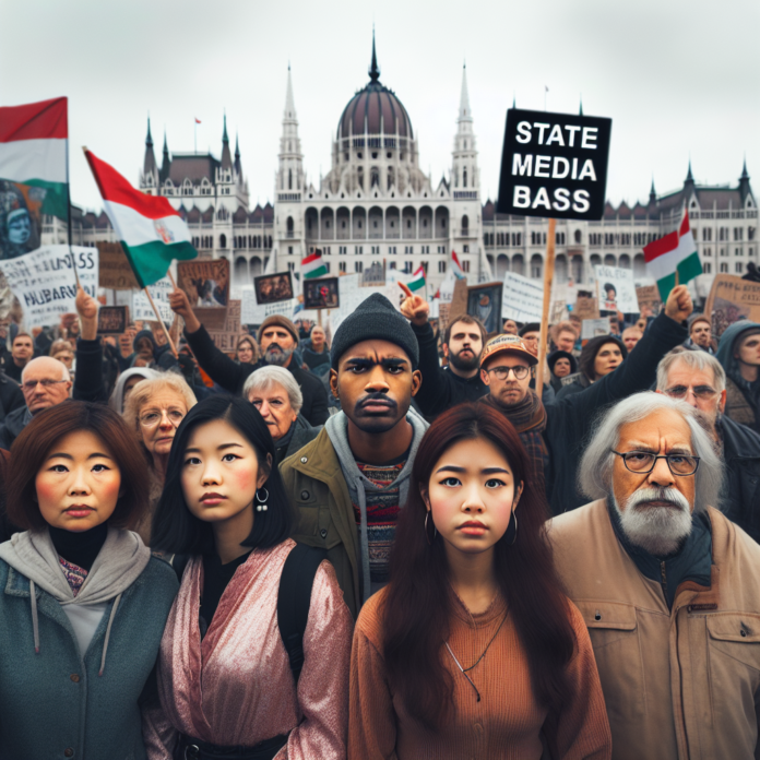 Thousands protest in Hungary demanding end to state media 'propaganda'[Read Full...