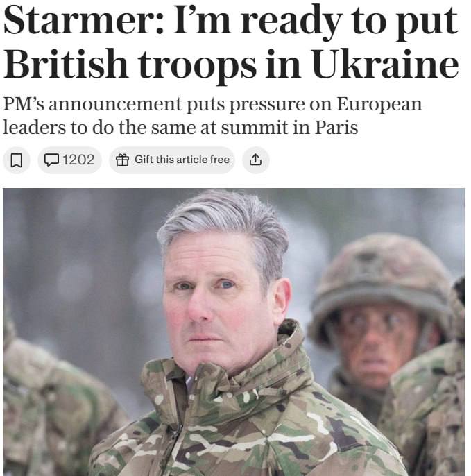 Britain is ready to deploy troops in Ukraine as a “security guarantee”, said Kei…