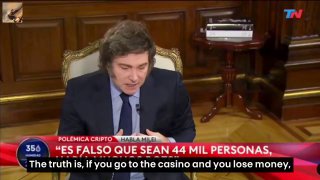 Watch this hilarious video of Argentine President Javier Milei trying to weasel…