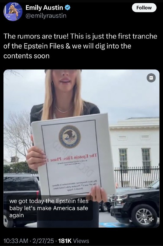 The Trump administration “released” the Epstein files to a bunch of Zionist inf…