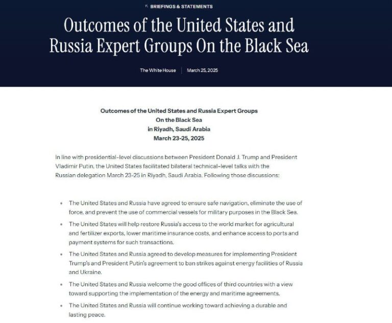 Considering Russia stated that these were technical talks with nothing of impor…