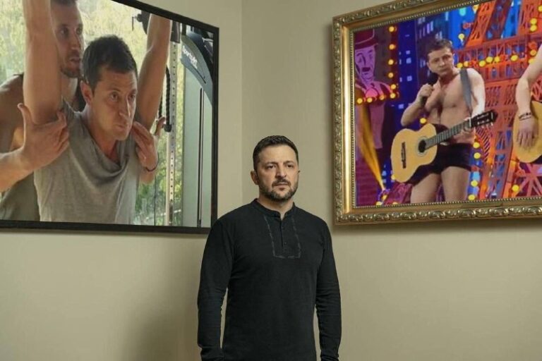 Peskov commented on a photo of Zelensky against the backdrop of an image of the …