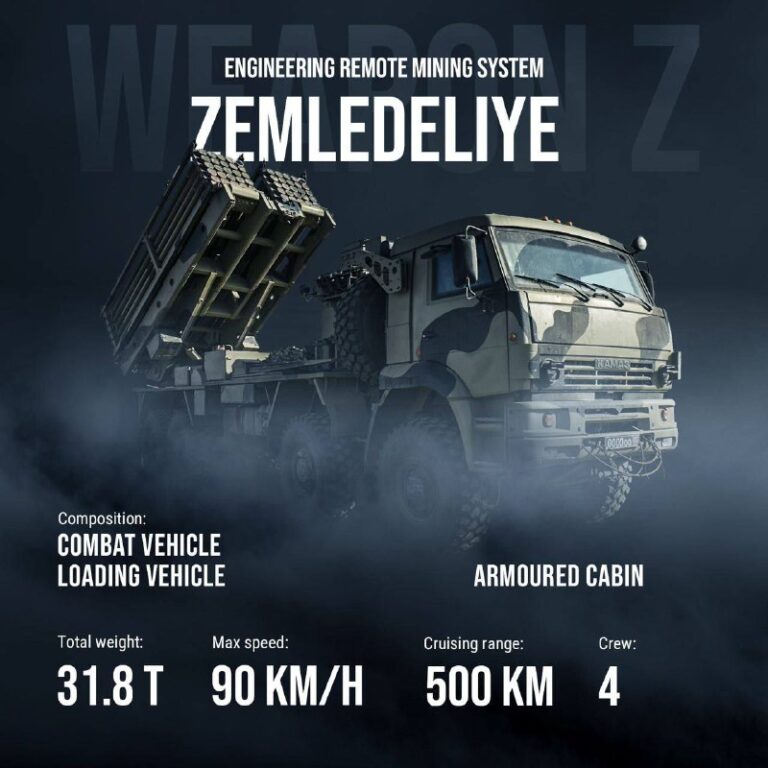 A recent footage of a Zemledeliye system of the Tsentr Group of Forces mined rem…