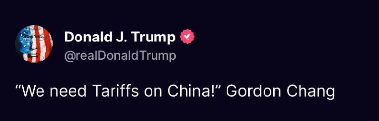 NEW TRUMP POST …