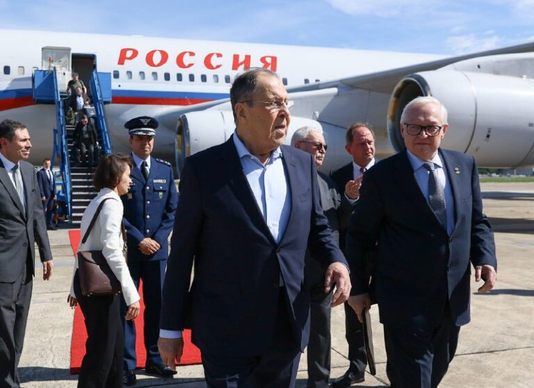 Russian FM Lavrov arrives in Brazil for key BRICS Foreign Ministers meeting.Subs…