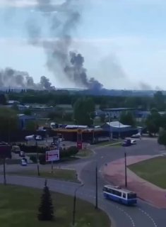 Airfield AD in Cherkasy, Ukraine tried to repel Gerans’ attack. @DDGeopolitics |…