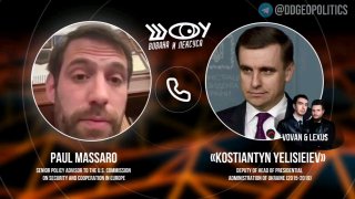 Pavlo Massaryinko, not realizing he’s being pranked by Russian pranksters Vovan…