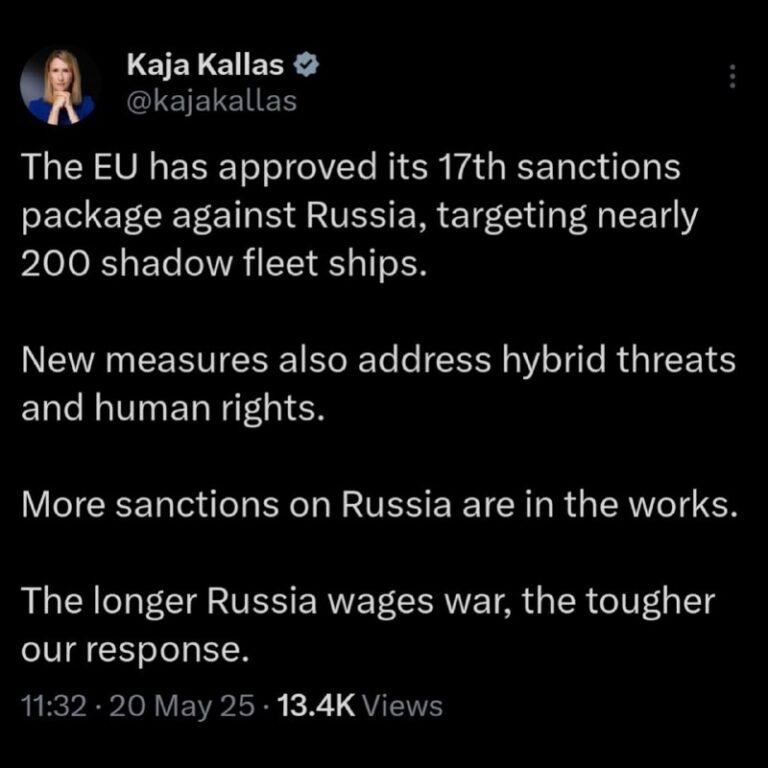 Hey, just wondering—what’s the ETA on Sanctions Package #1 for Israel? Or is th…
