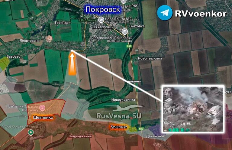 Russian troops have begun to break through into Pokrovsk itself!The Ukrainian Ar…