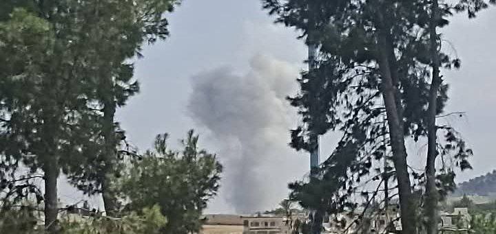 The Israeli Air Force have carried out strikes on the Syrian city of Hama. @DDG…