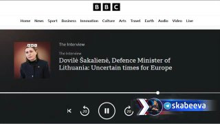 Lithuanian Defense Minister Šakalienė hopes that the US doesn’t abandon them, …