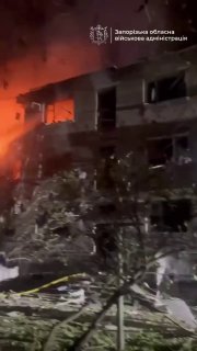 A building hosting Ukranian soldiers was a target of this evening’s Russian miss…