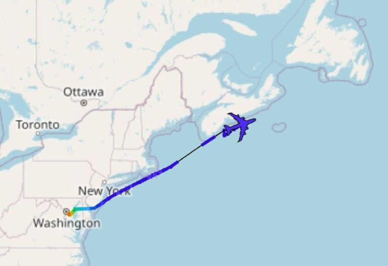 Grandpa Donald on his way to Saudi Arabia with a possible technical pit stop in …