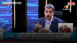 Maduro commented on Trump’s actions in the trade war with Beijing, calling Chin…