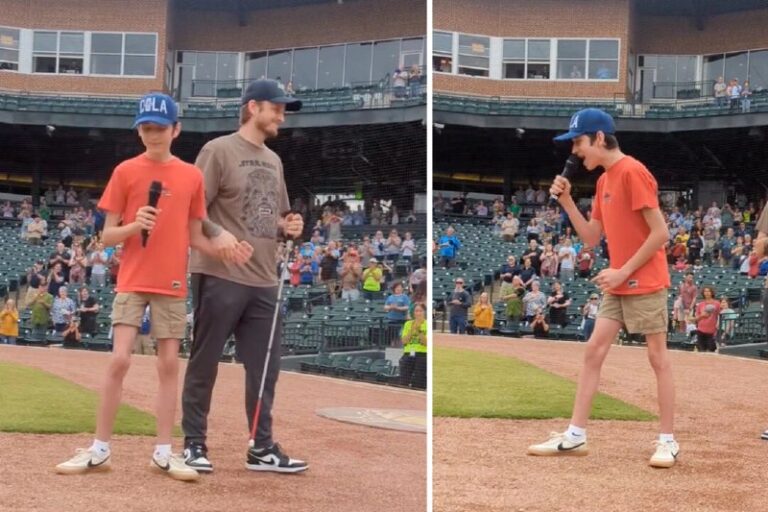 ‘God Gave Him This Talent’: Blind 13-Year-Old Stuns Audience at Baseball Game W…