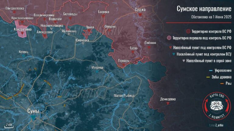 The Russian Armed Forces continue to successfully advance in the Sumy region. By…