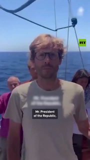 Meanwhile, videos emerge from Greta’s flotilla @DDGeopolitics | Socials | Donat…