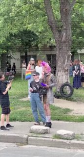 So Kiev, run by neo-Nazis and fascist battalions, decides to approve an LGBT pa…