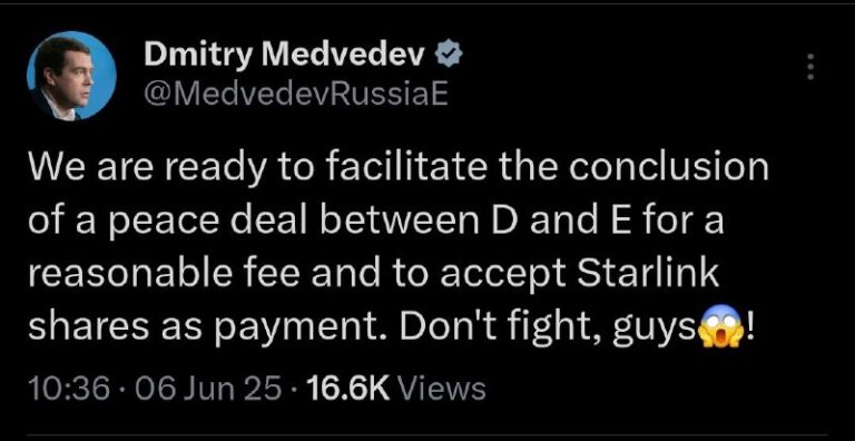 We were waiting for Medvedev to cook up something…He did not disappoint. @DDG…