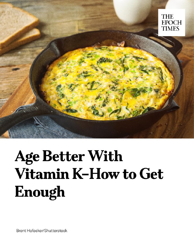 Best sourced through food, vitamin K supports our bodies as we age.Read more htt…
