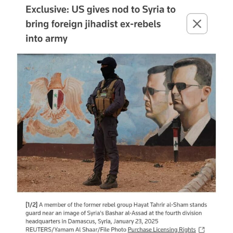Washington Backs Terrorist Merger into Syrian ArmyReuters reports that the U.S….