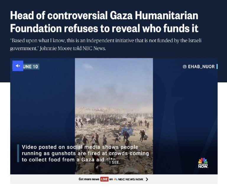 GHF Under Fire in GazaJohnnie Moore, the newly appointed executive chairman of …