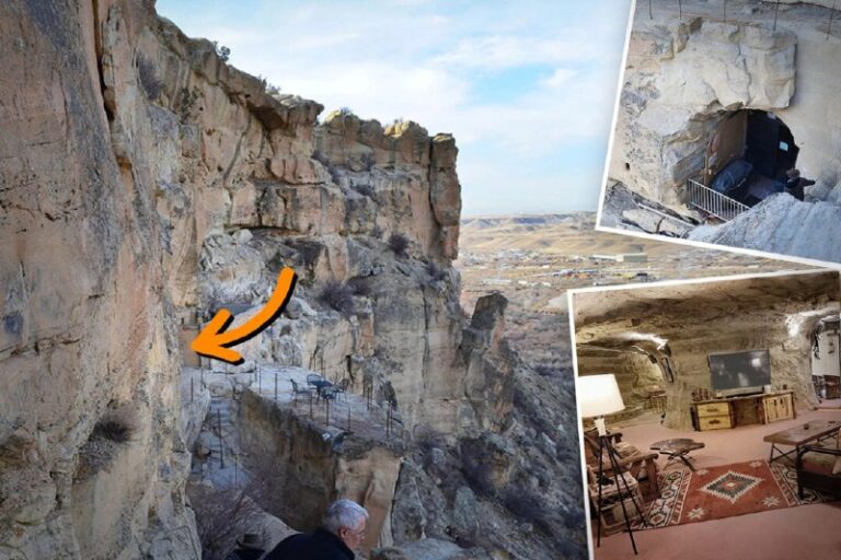 ‘Cave Sweet Cave?’ Geologist Builds Cozy Cave Abode in Vertical Cliffs in New Me…