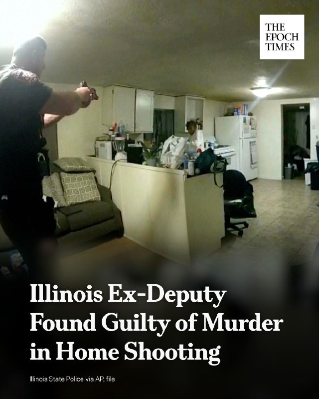 An Illinois jury convicted a former sheriff’s deputy of second-degree murder in …