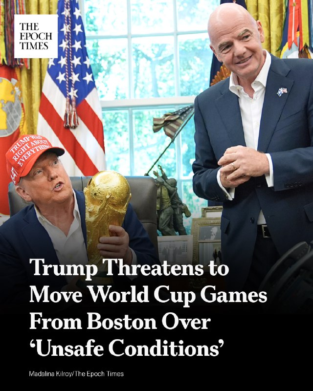 ‘Boston better clean up their act, that’s all I can say,’ President Donald Trump…