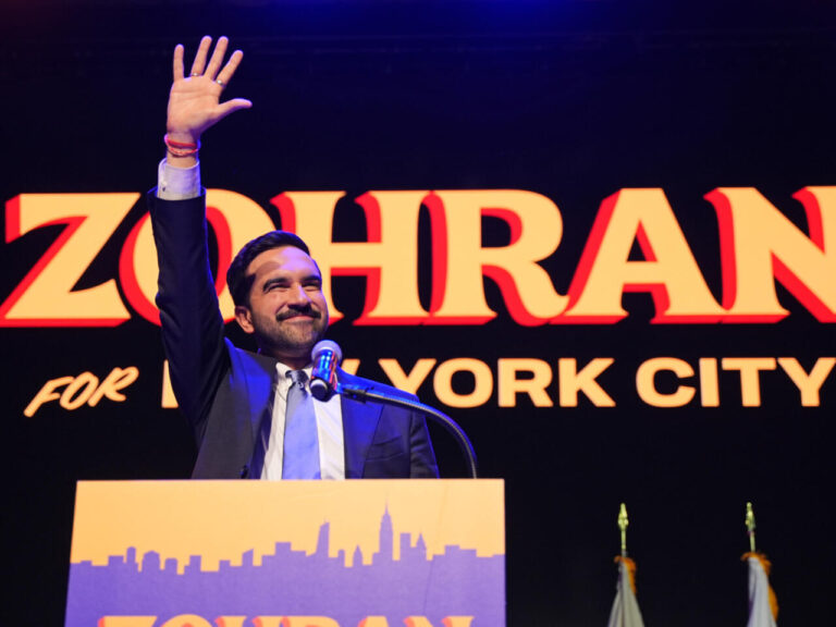  Zohran Mamdani, newly elected mayor of New York City