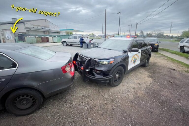 Officer Sees Car Driving Erratically, Shocked to Learn 9-Year-Old Fled Scene—He…