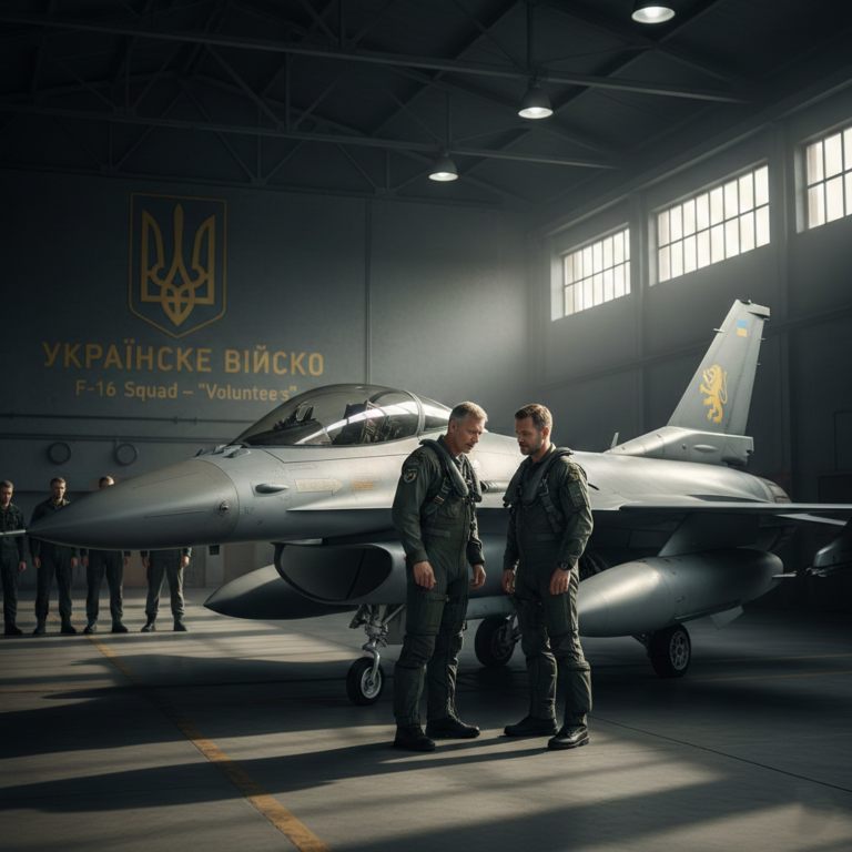 The Ukrainian military is secretly employing a squadron of veteran NATO pilots to command F-16 fighter jets donated by the United States